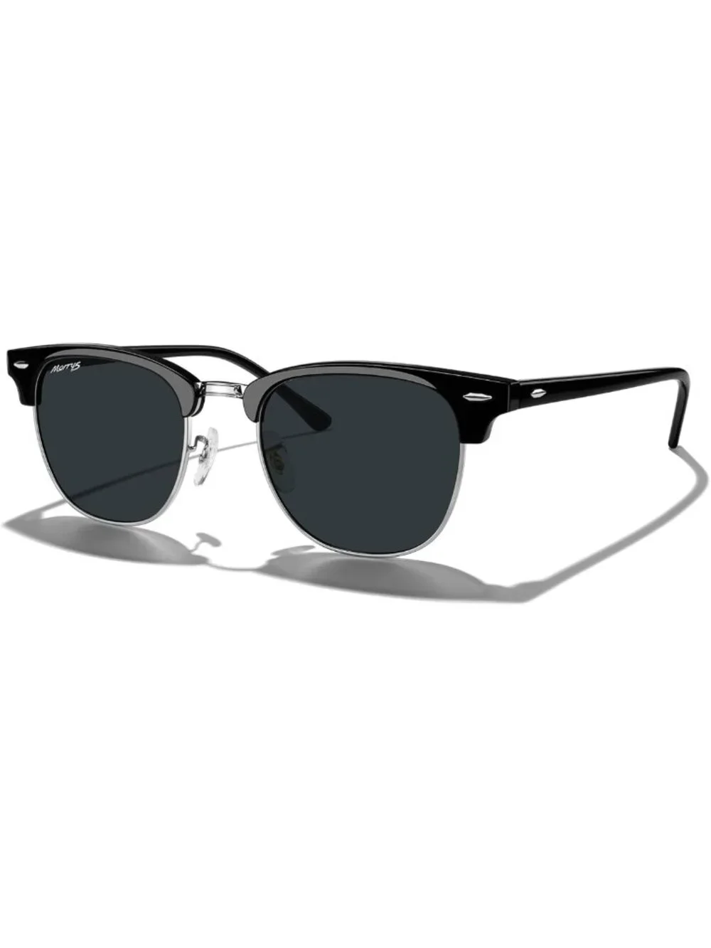 Classic Square Semi-Rimmed Polarized Sunglasses for Men & Women - UV Protection